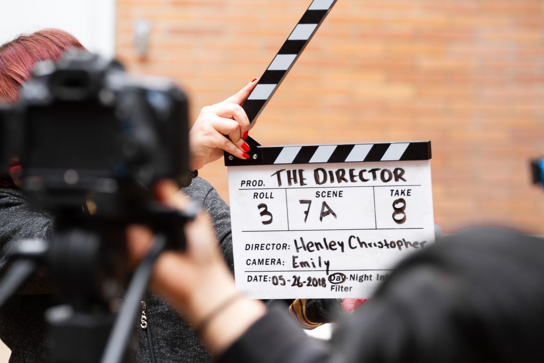 Behind the scenes of high end film shoot